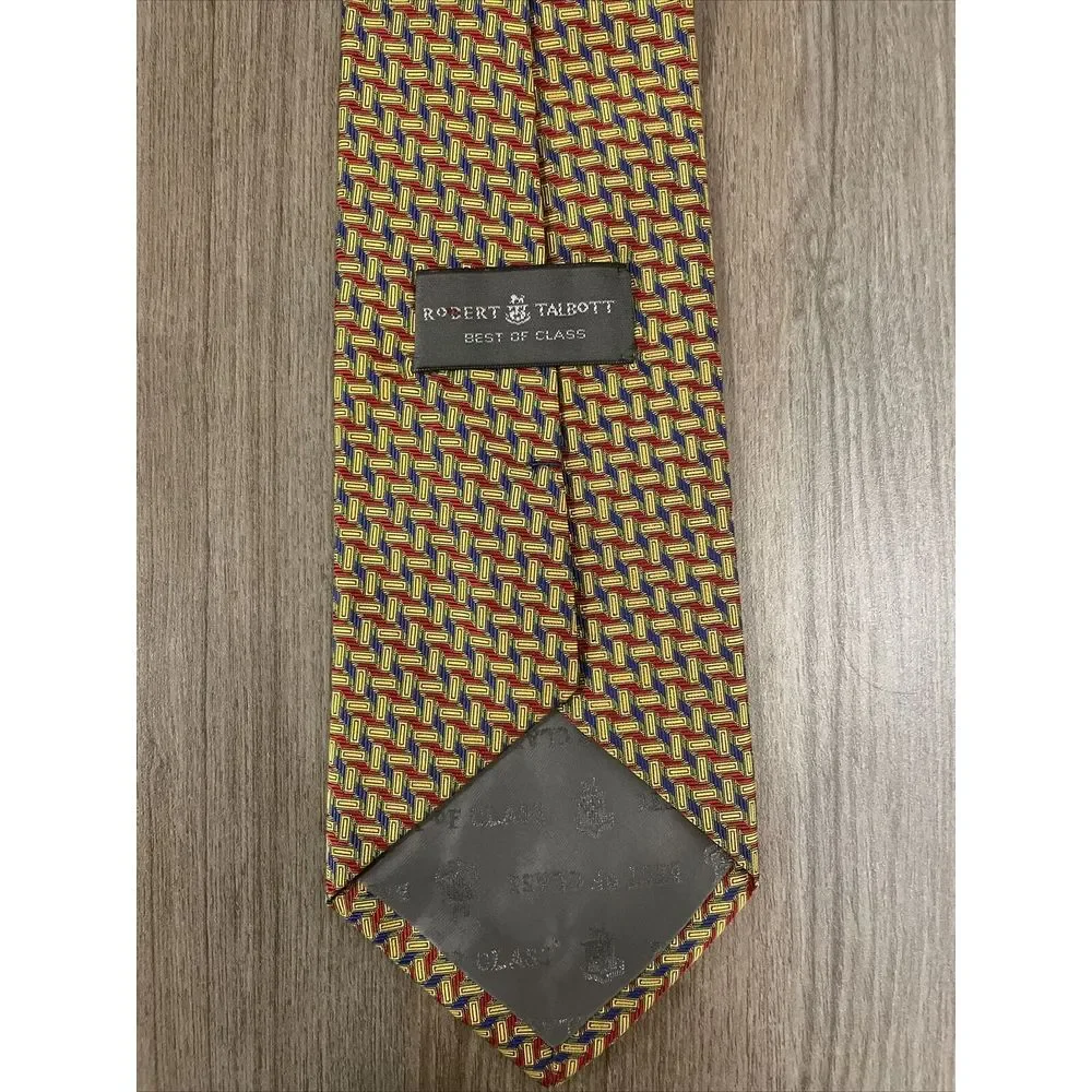 Robert Talbott Best Of‎ Class Tie Bright Colorful Silk 58x4 Inch
